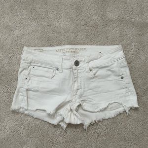 White American Eagle Jean Shorts